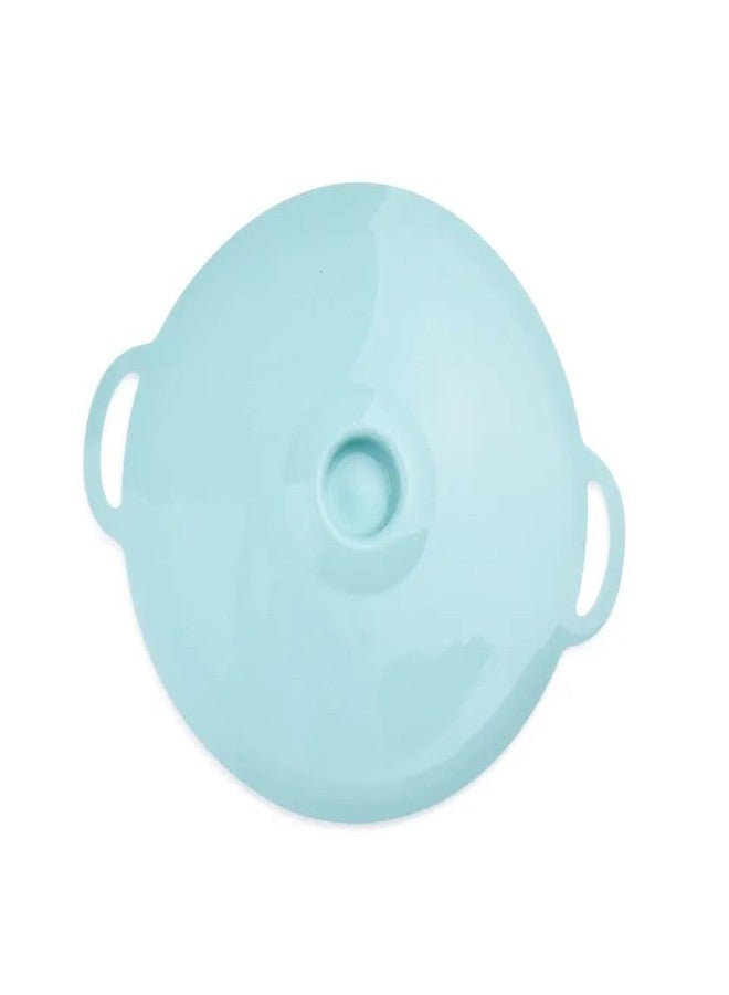 ZUGAD Silicone Lids, Reusable Suction Microwave Food Storage Cover Food-Grade Grip fits Cups, Bowls, Plates, Pots, Fridge Dishwasher Safe (1Pcs) (Multicolor) (Small) - Image 3